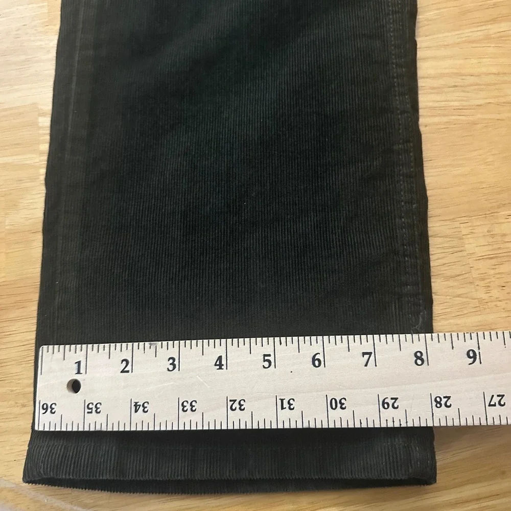 Brooks Brothers Mens Corduroy Pants Khaki‎ Green Straight Fit W40 L30 Preppy